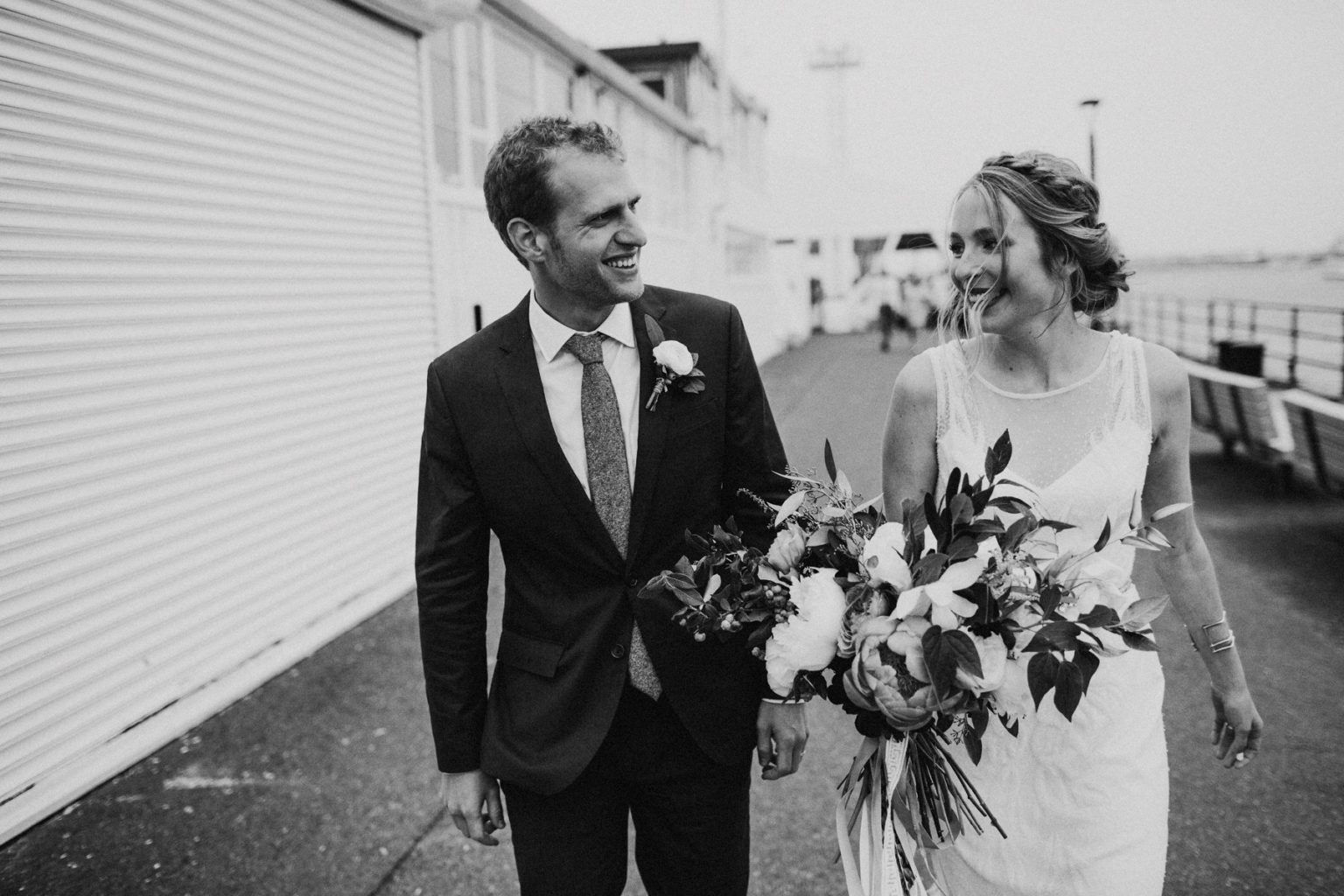 Boston Pier Wedding Photographer | Cambria + Ross