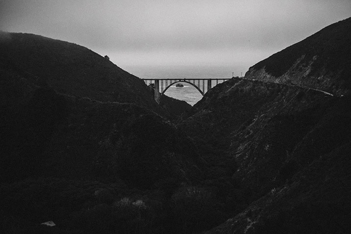 bixby canyon bridge photo