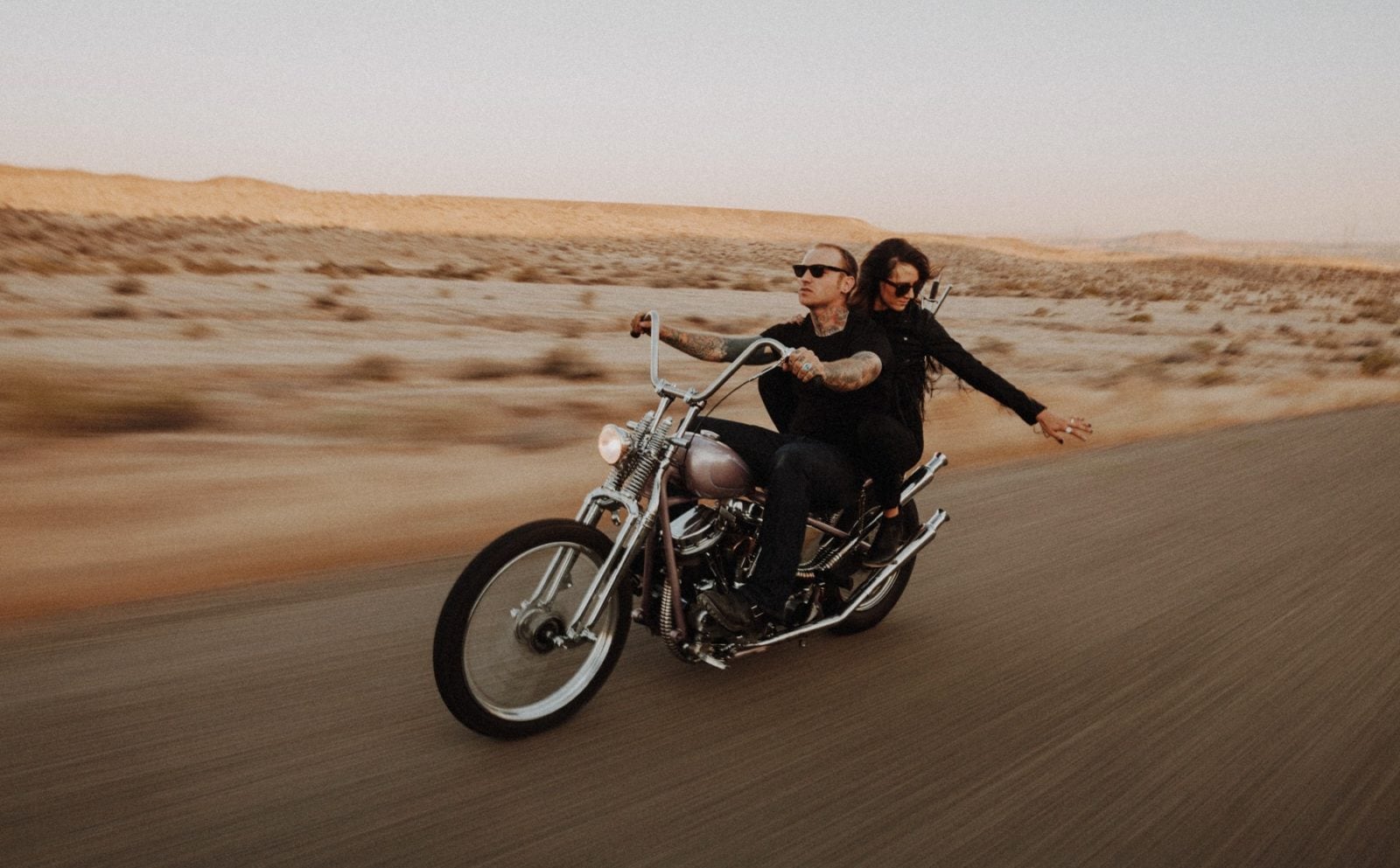Motorcycle Engagement | Owyhee Desert | Nicole + Weston