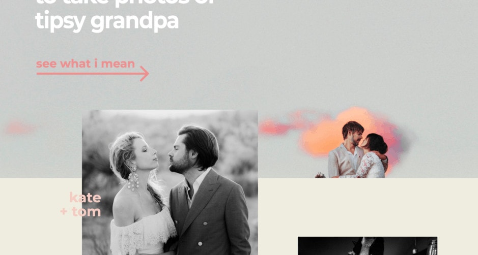 The Best Wedding Photographer Websites (Wordpress, Squarespace, Showit)